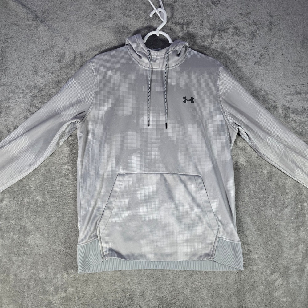 Under Armour Hoodie Pullover‎ Activewear Athletic Training Gray medium